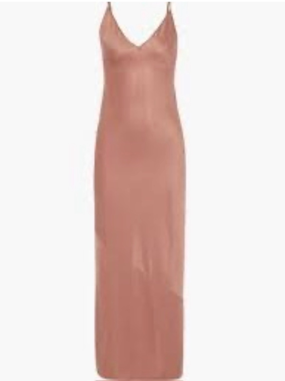 Fleur du Mal Satin Slip Dress in Rose Taupe
